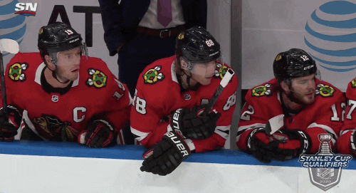 Patrick Kane Proud Watching Team GIF