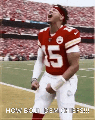 Patrick Mahomes How Bout Them Chiefs GIF