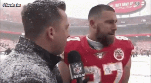 Patrick Mahomes Hugging Travis Kelce GIF