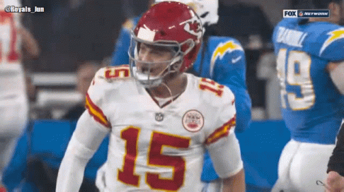 Patrick Mahomes Happy Chest Pumps GIF