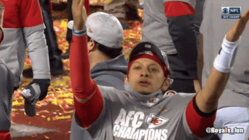 Patrick Mahomes Blowing Kisses GIF