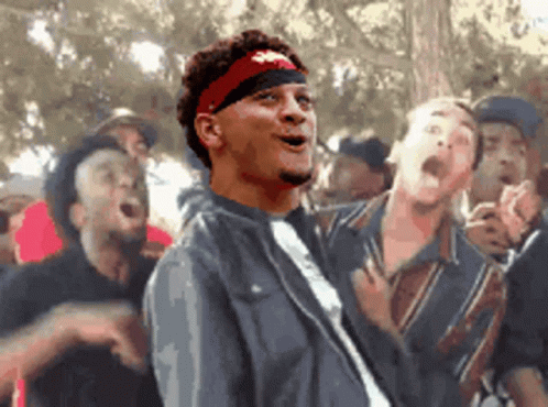 Patrick Mahomes Street Party Face Swap GIF