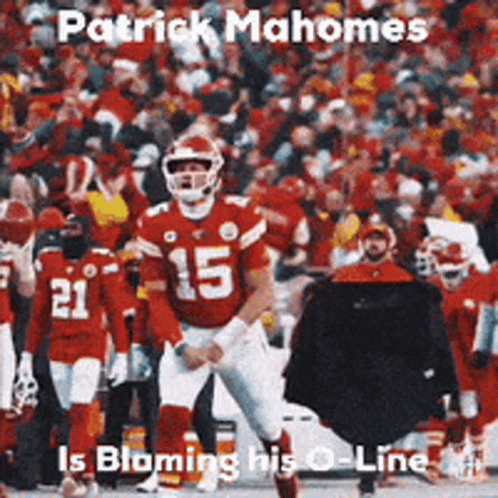 Patrick Mahomes Football Game Angry Blame GIF