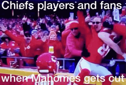 Patrick Mahomes Football Players Cheer GIF