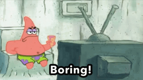 Patrick Meme Bored Watching GIF
