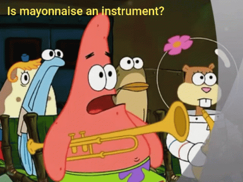 Patrick Meme Mayo An Instrument GIF
