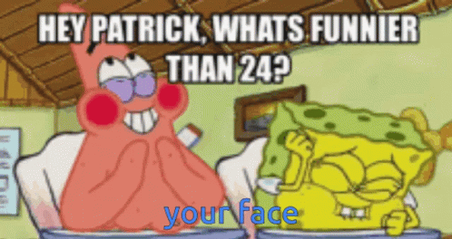 Patrick Meme Spongebob Laughing Together GIF