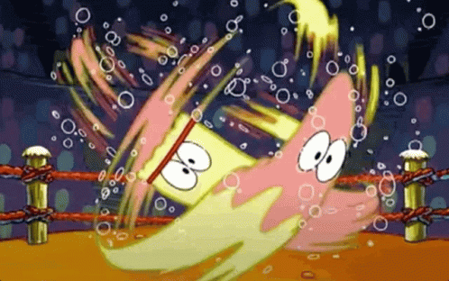 Patrick Meme Wresting GIF