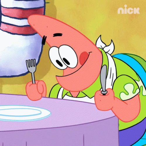 Patrick Sad Starving GIF