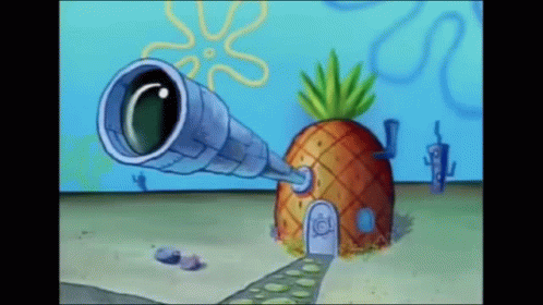 Patrick Saw Rick Astley Roll Meme GIF