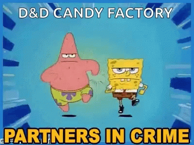 Patrick Star And Spongebob Squarepants From Spongebob Squarepants Are Running In A Cartoon . GIF
