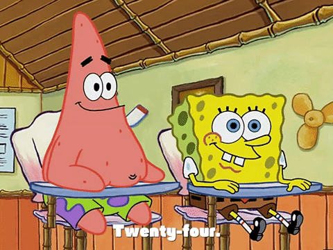 Patrick Star And Spongebob Squarepants Snickering GIF