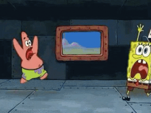 Patrick Star and SpongeBob Standing Together