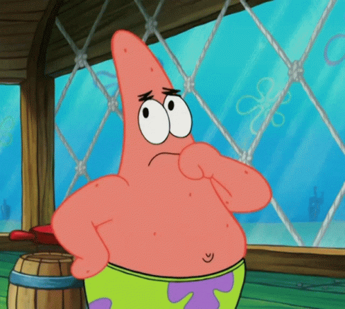 Patrick Star from SpongeBob Giving Middle Finger