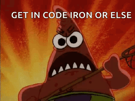 Patrick Star From Spongebob Squarepants Is Angry And Holding A Fishing Net GIF