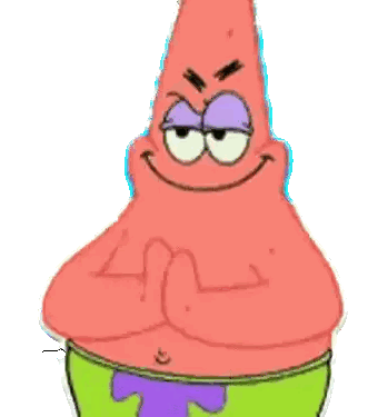patrick star is a cartoon character from spongebob squarepants