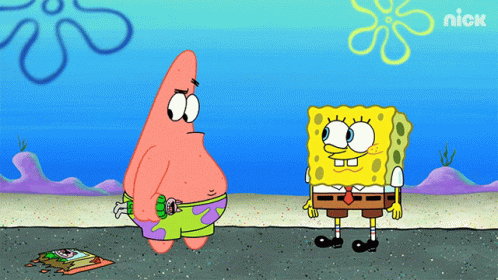 Patrick Star Itchy Behind GIF