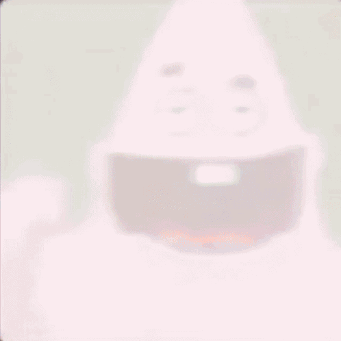 Patrick Star Laughing with Open Mouth