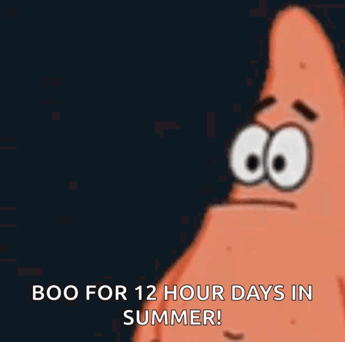 Patrick Star Saying Boo