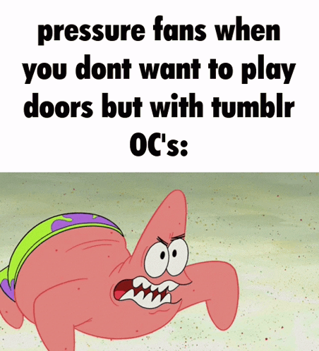 Patrick Star Says Pressure Fans Tumblr OCs GIF