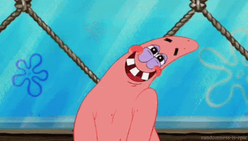 Patrick Star Walking Down Road