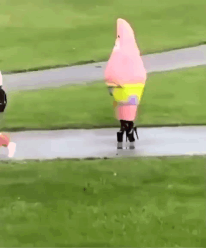 Patrick Star Walking