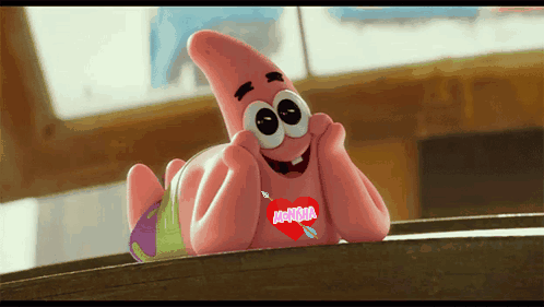 Patrick Star Wearing Amour Shirt