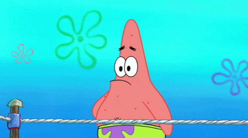 Patrick Star Wiping Nose