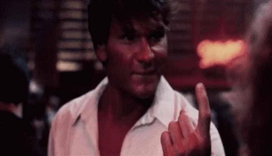 Patrick Swayze Invites Dirty Dancing GIF