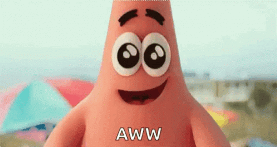 Patrick The Star Awww GIF