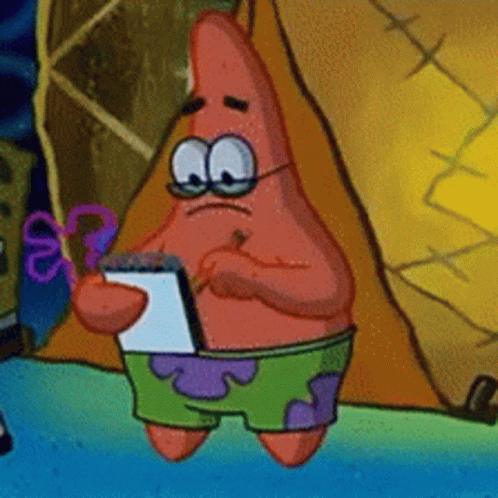 Patrick Write That Down GIF