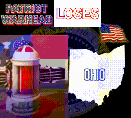 Patriot Warhead Loses and Ohio on Black Background