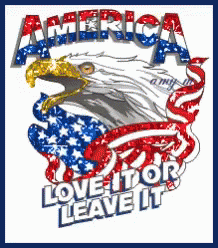 Patriotic Love Or Leave It GIF