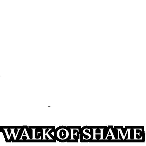 Patriotic Man Walk of Shame