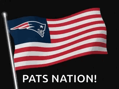 Patriots Flag Flying Pats Nation GIF