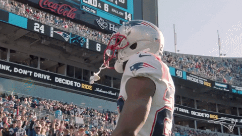 Patriots J.c Jackson Waving GIF