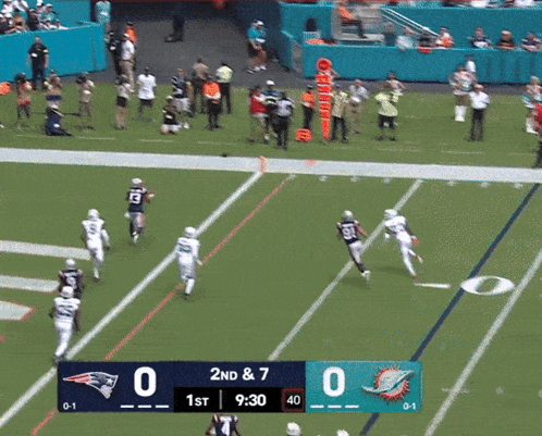 Patriots vs Miami Dolphins Football Game