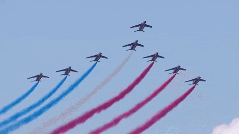 Patrouille De France Air Show GIF