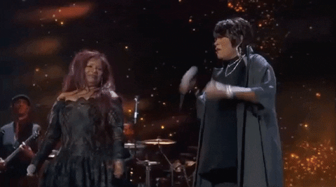 Patti Labelle Chaka Khan High Notes Duet GIF