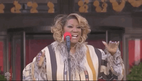 Patti Labelle Chill Singing GIF