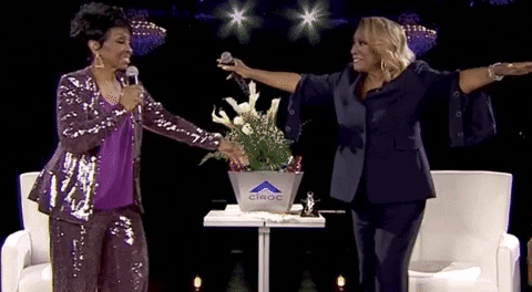 Patti Labelle Gladys Knight Hug GIF