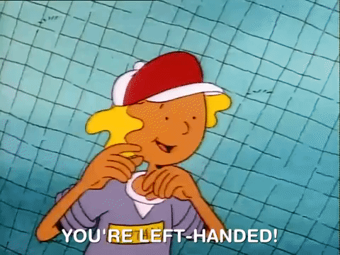 Patti Mayonnaise You're Not Left Handed GIF