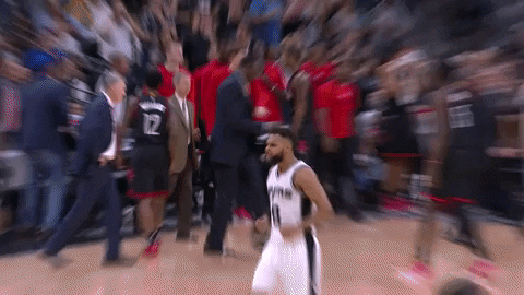 Patty Mills Fired Up Like Rocket GIF