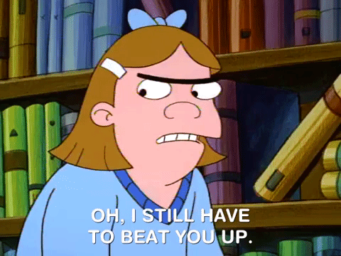 Patty Says Still Have To Beat You Up GIF
