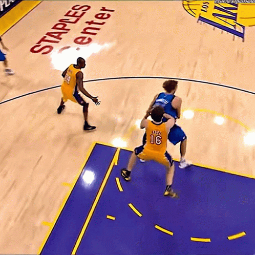 Pau Gasol Quick Throw GIF