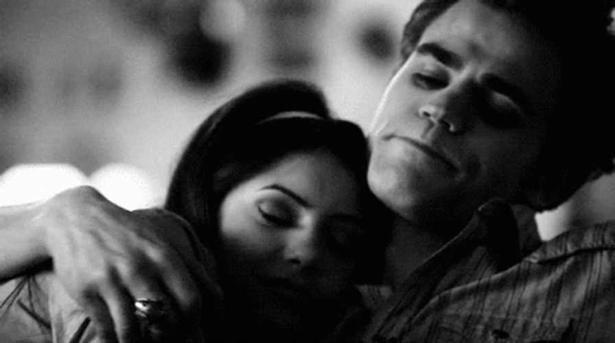 Paul Caring Cuddles To Elena Vampire Diaries GIF