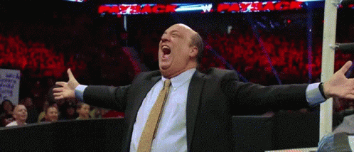 Paul Heyman Celebrate GIF