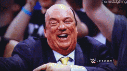 Paul Heyman Laughing GIF