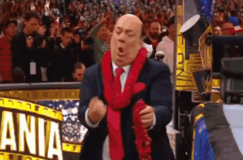 Paul Heyman Premature Celebration GIF