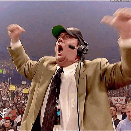 Paul Heyman Screaming GIF